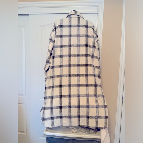 Fashion Nova Plaid Midi Jacket ..oversized..size Large - Picture 6 of 13